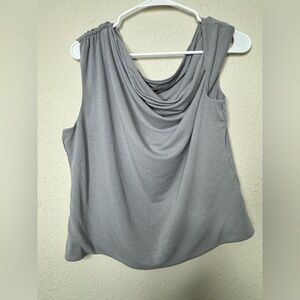 Gray Twist  Detailed Shoulder top - New